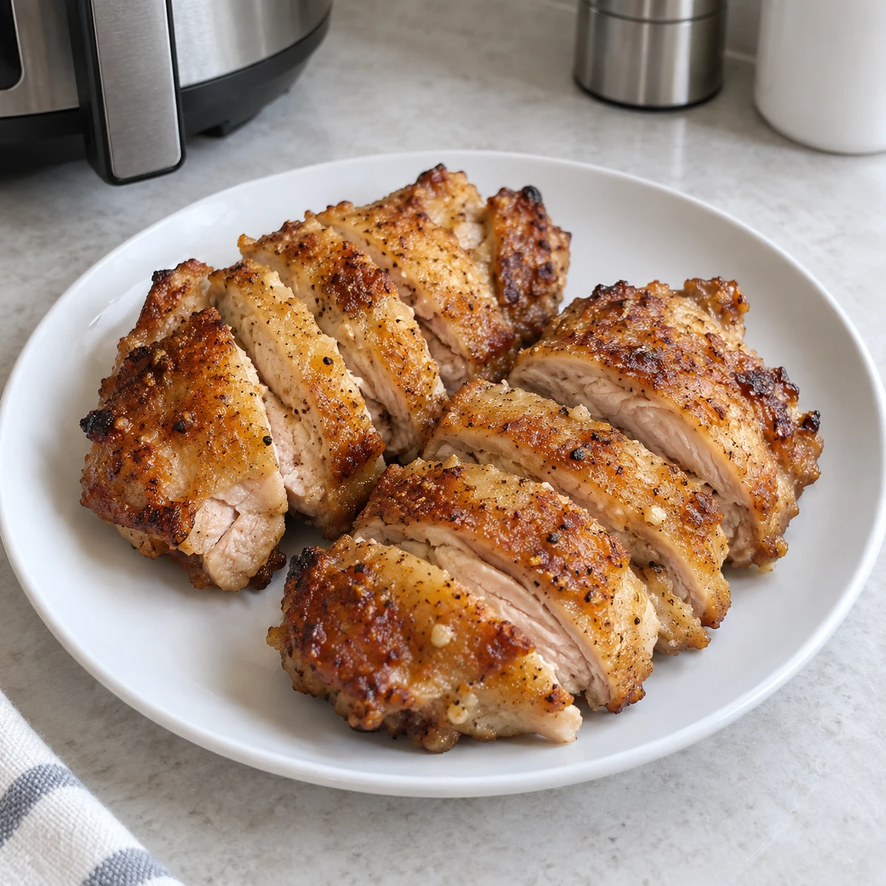 Ayam Korea dengan air fryer