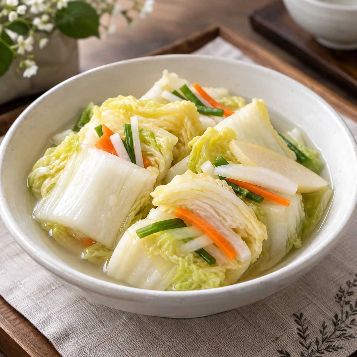 แพ็กกิมจิ (กิมจิขาวเกาหลี)