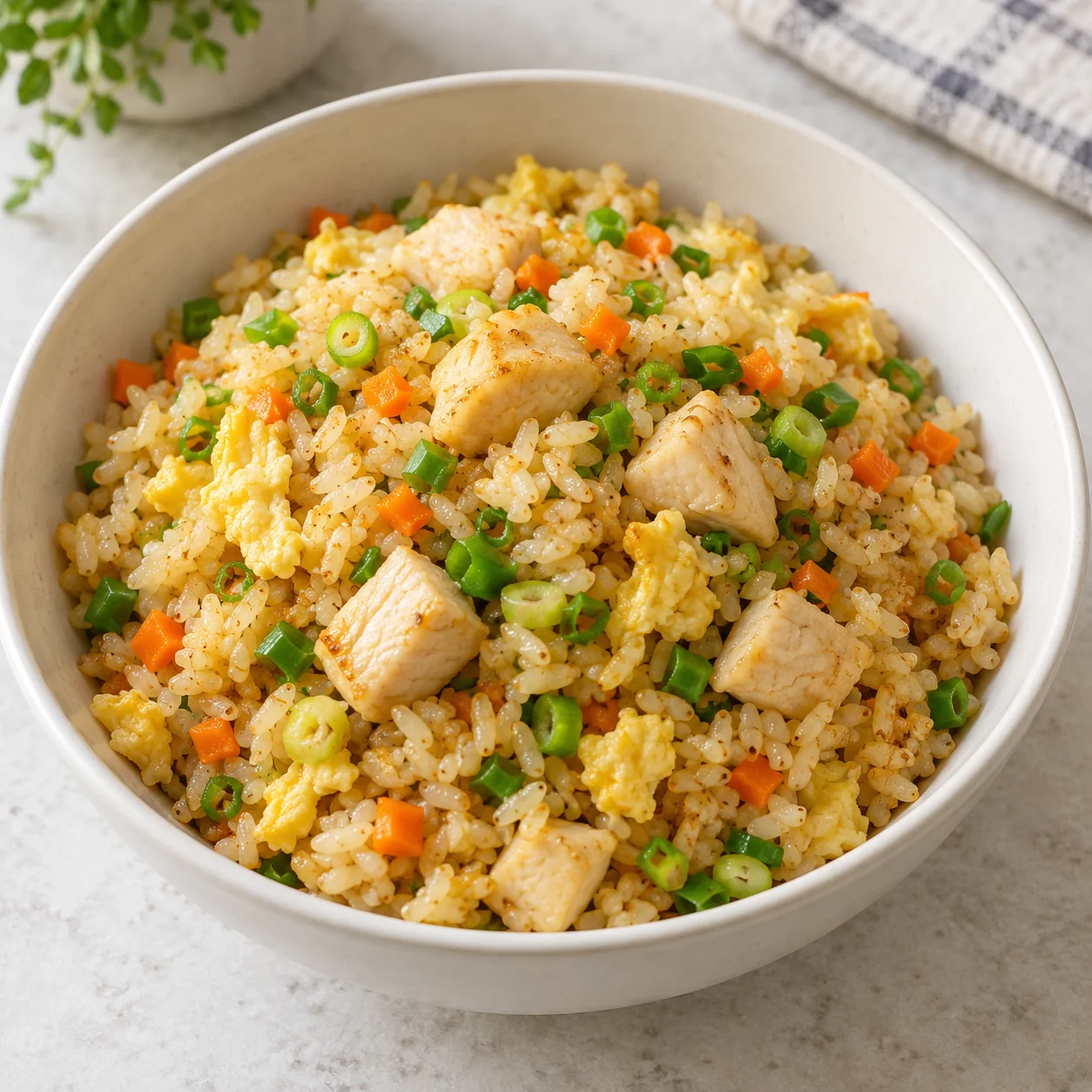 ข้าวผัดอกไก่