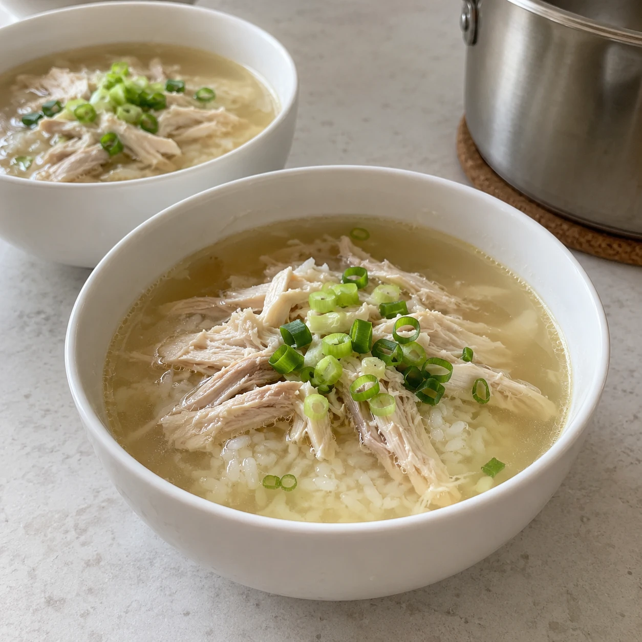 ข้าวต้มซุปไก่เกาหลี