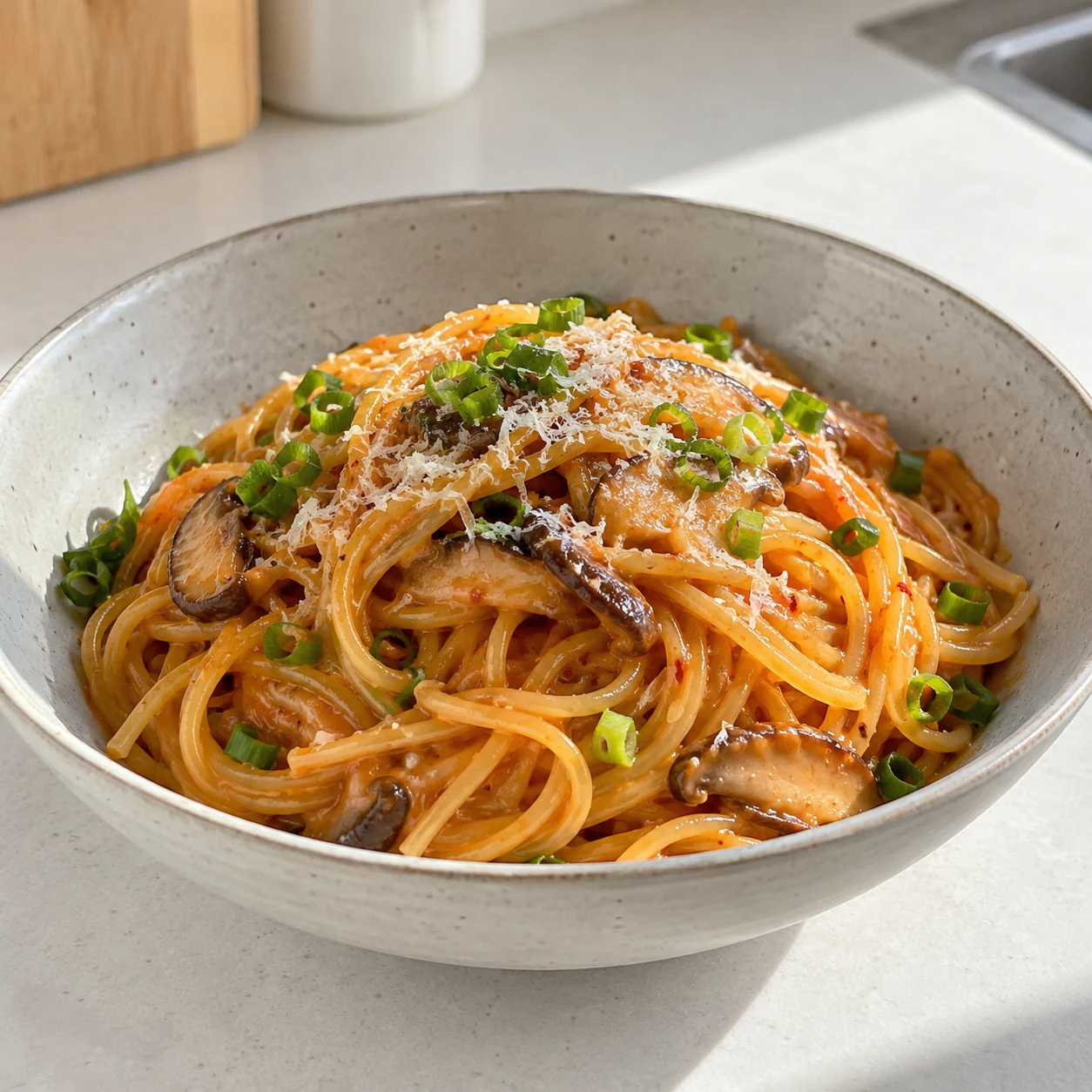 Pasta mentega gochujang