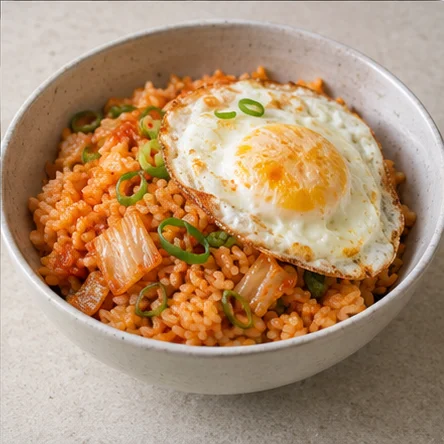 Quick kimchi fried rice