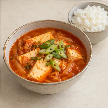 Cozy kimchi & tofu stew