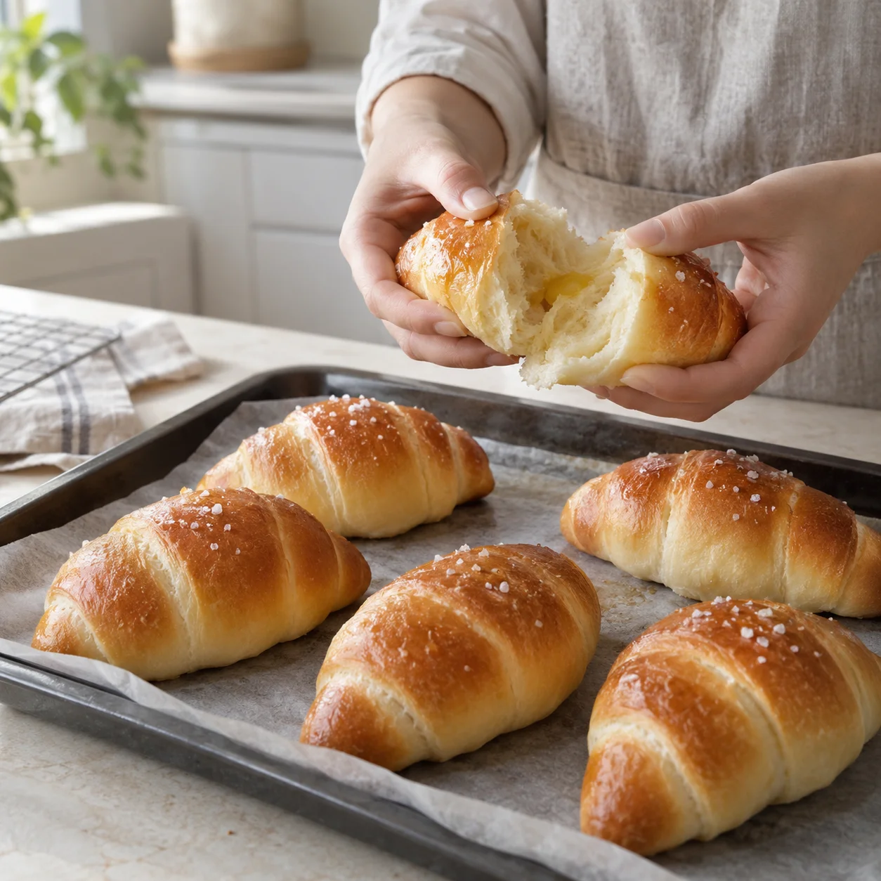 Pan de sal estilo café coreano