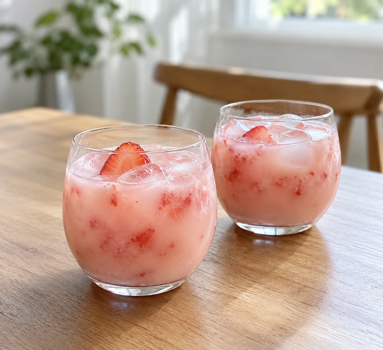 Koktail makgeolli stroberi