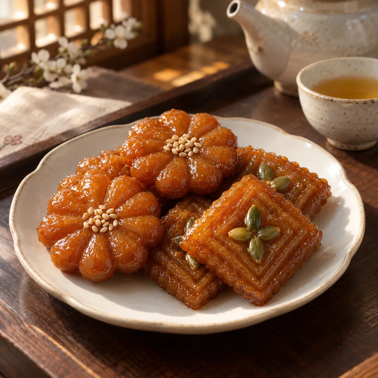Yakgwa (Kore ballı kurabiye)