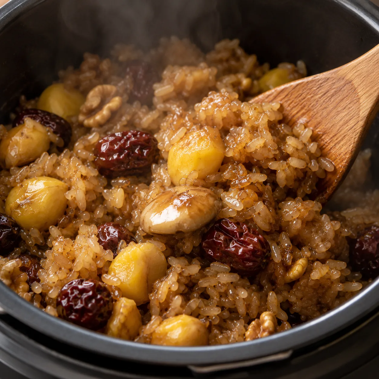 Yaksik (arroz dulce coreano con nueces y azufaifa)
