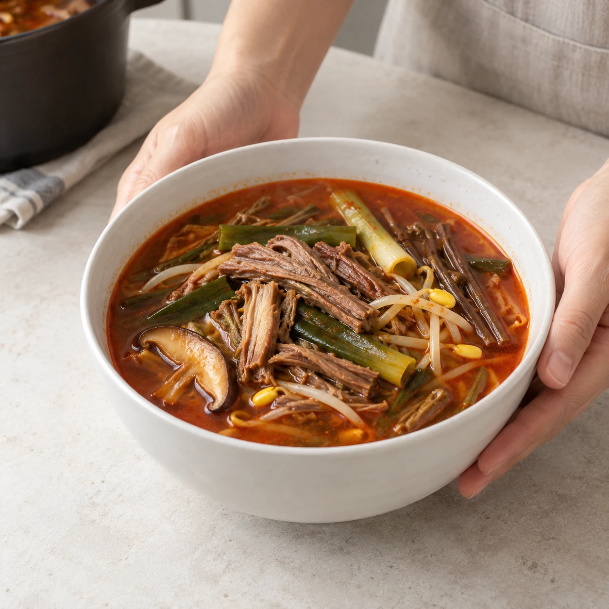 Yukgaejang – Baharatlı Sığır Eti ve Sebze Çorbası