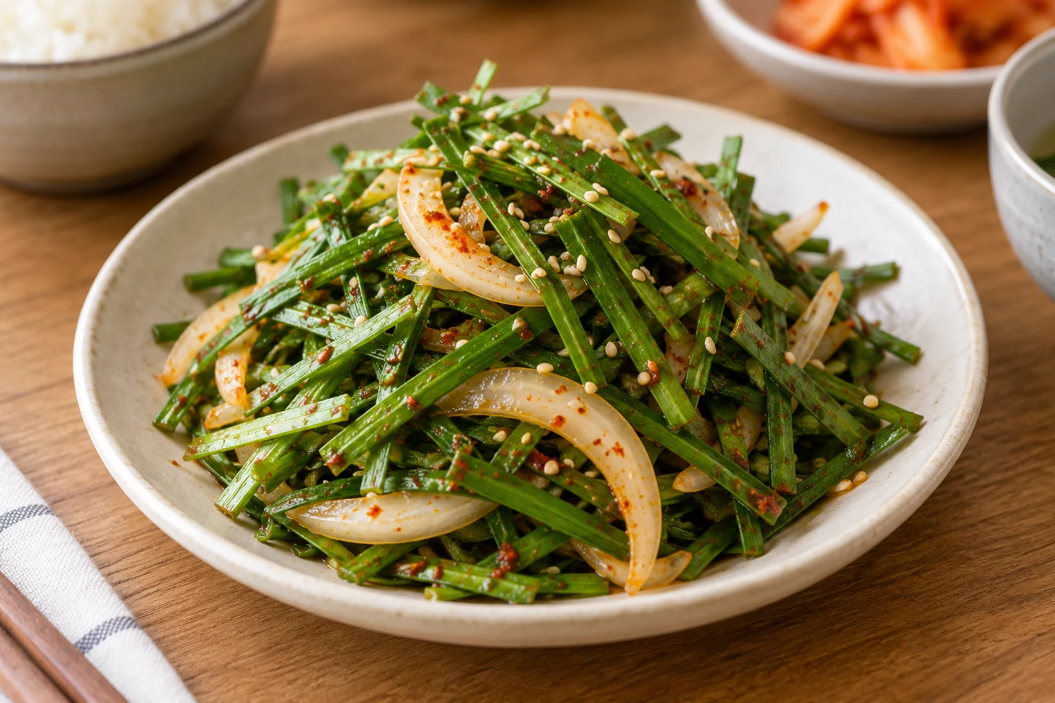 Salad Kucai Segar Korea