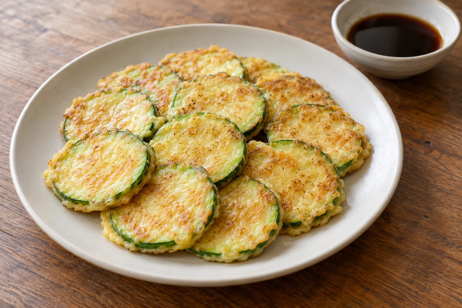 ซูกินีชุบไข่ทอดแบบเกาหลี