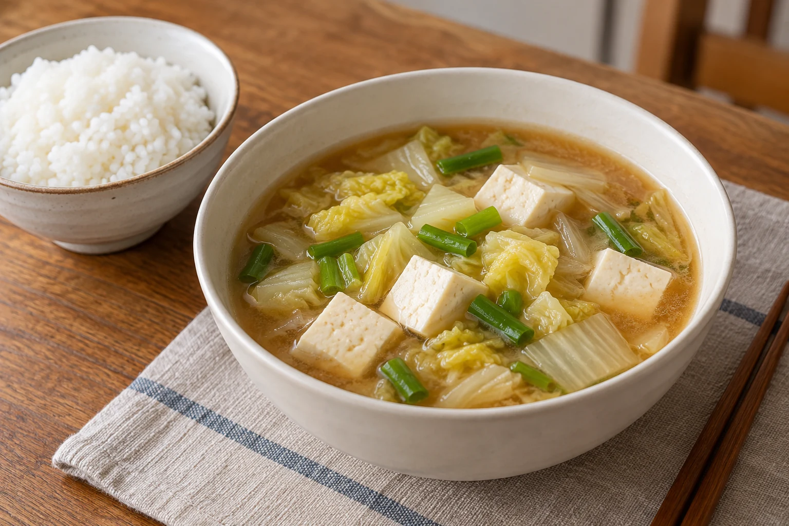 Sup Sawi Putih Doenjang