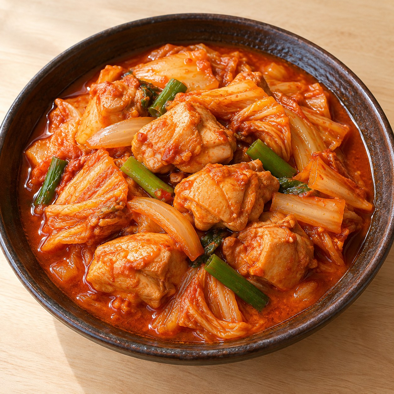 ไก่ตุ๋นกิมจิ