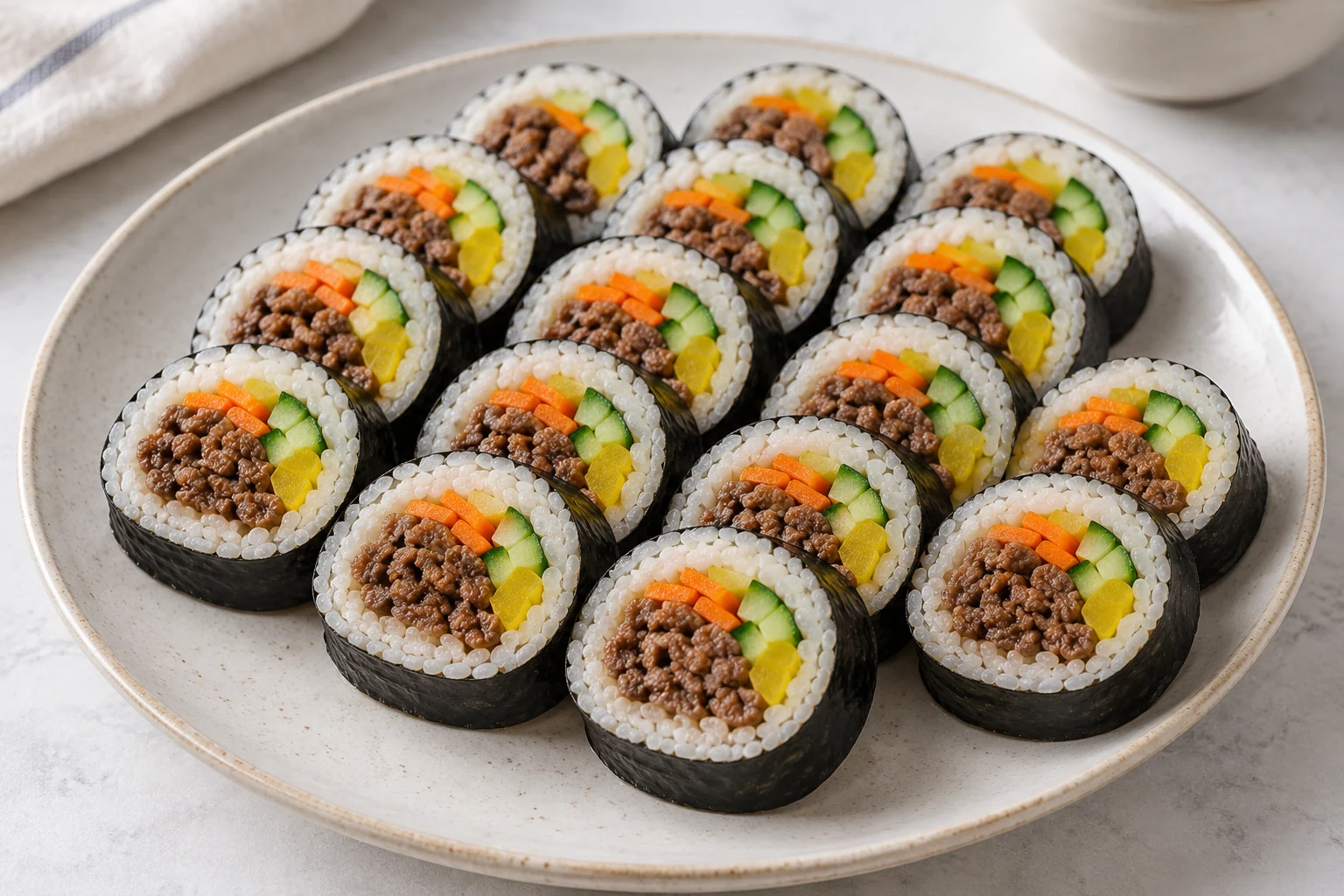 Bulgogi dana etli kimbap