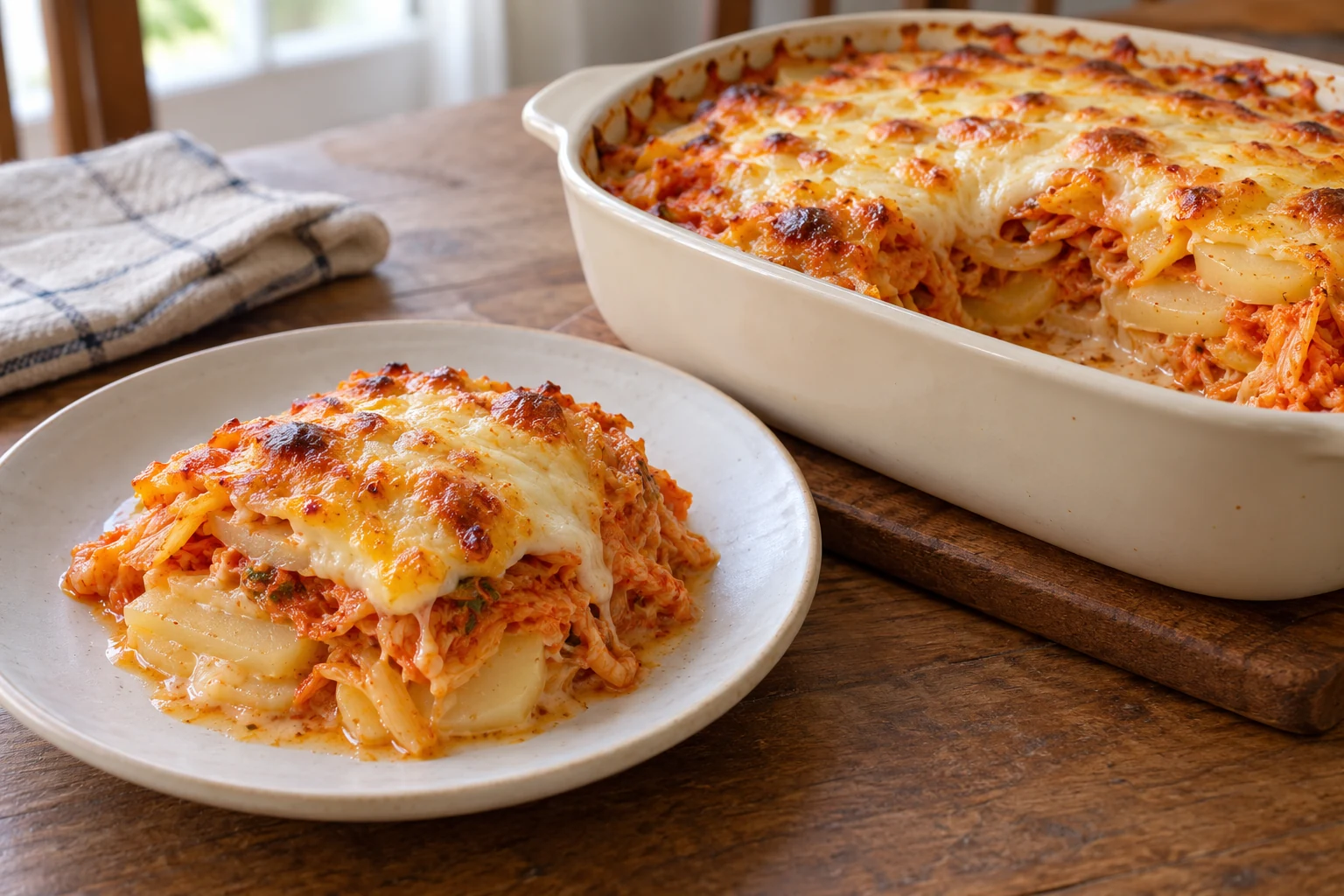 Gratin Kentang Kimchi